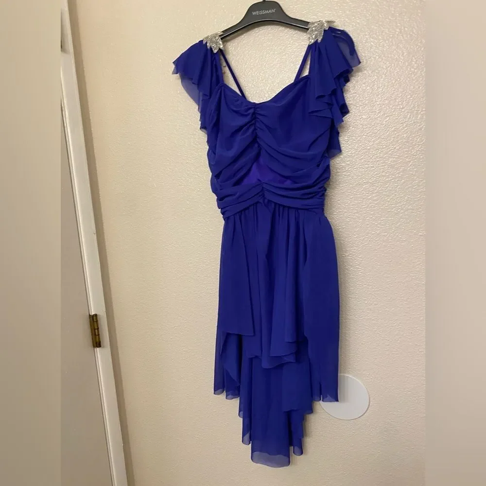 WEISSMAN Dance Costume royal blue lyrical Cold 16224 LC-large child